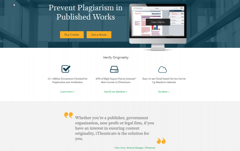 ithenticate plagiarism software
